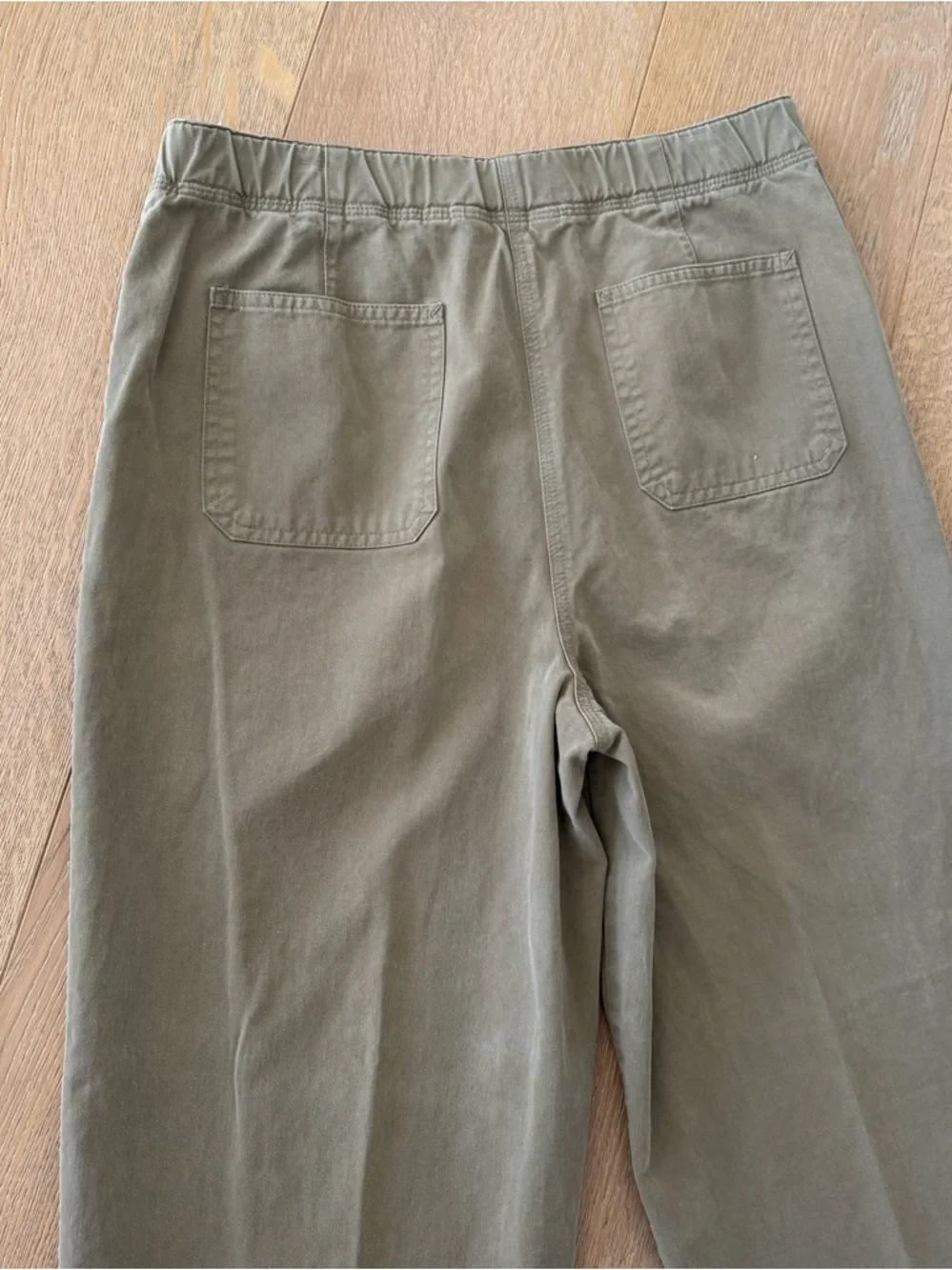 Talbots Straight Leg Chino Pants in Olive Green Size 6